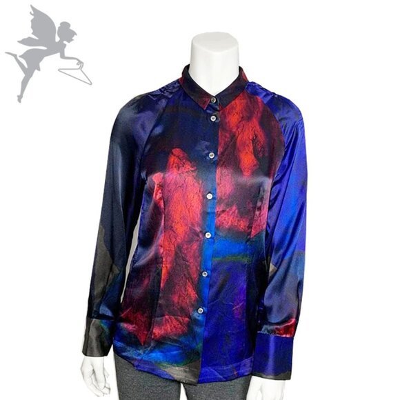 PIAZZA SEMPIONE Saturated silk top - Picture 1 of 7